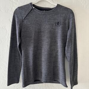 ARISTA Equestrian | Womens Merino Wool Elbow Patch Riding Top Zipper S Petite